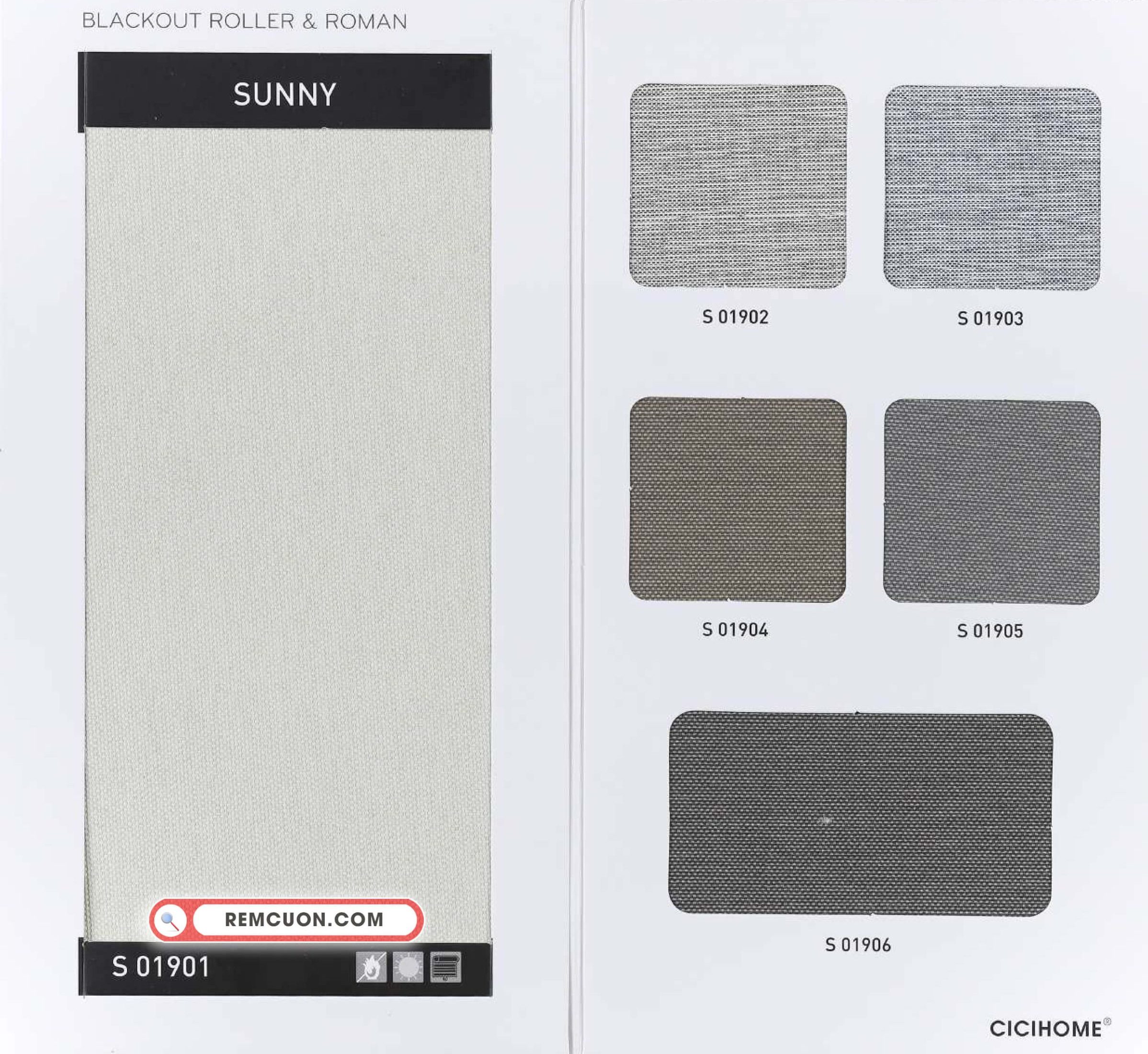 Rèm Cuốn Cici Home Sunny